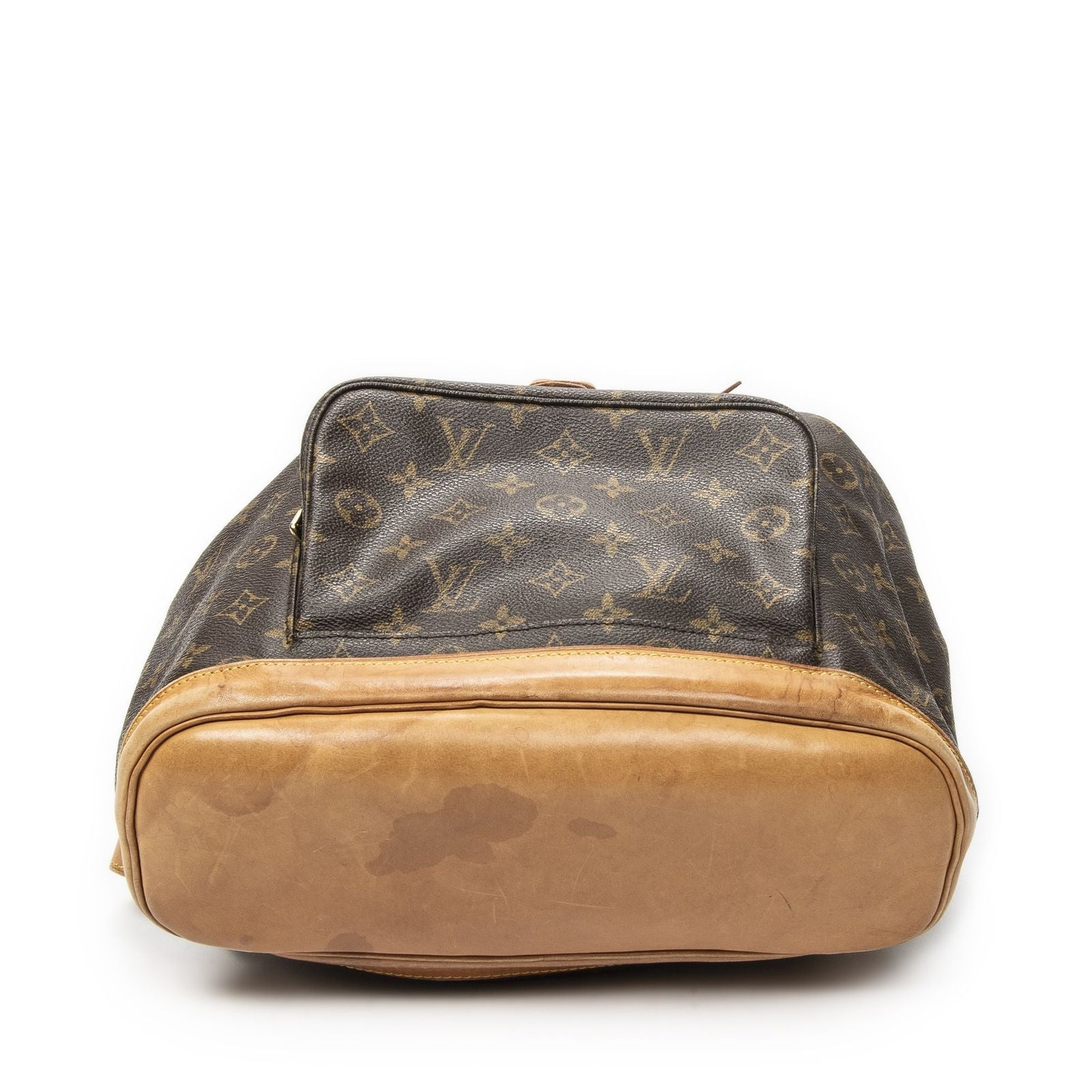 Louis Vuitton Montsouris Brown Monogram Canvas Backpack — view 6