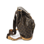 Louis Vuitton Montsouris Brown Monogram Canvas Backpack — view 4