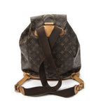 Louis Vuitton Montsouris Brown Monogram Canvas Backpack — view 5