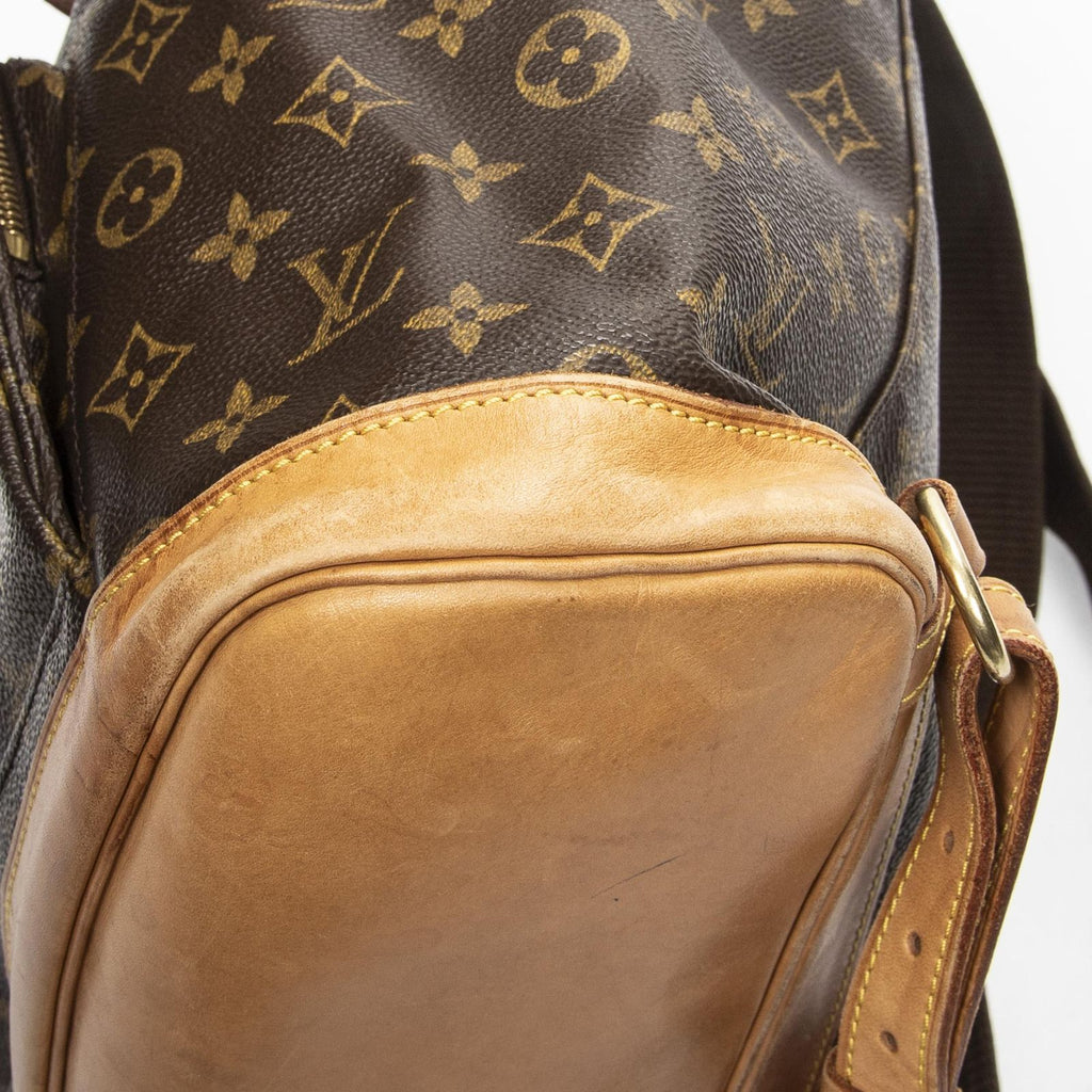 Louis Vuitton Montsouris Brown Monogram Canvas Backpack — view 8