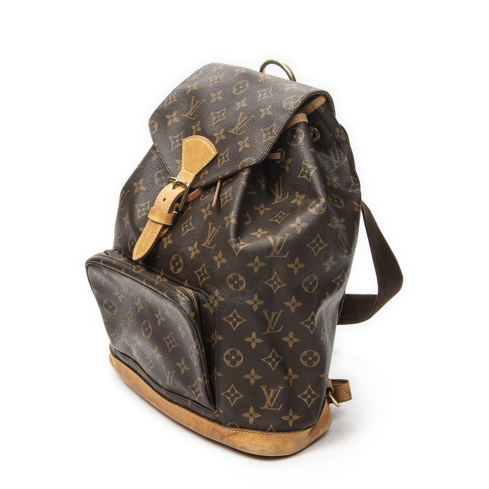 Louis Vuitton Montsouris Brown Monogram Canvas Backpack — view 2