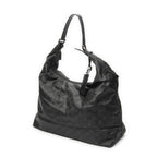 Gucci Large Zip Hobo Black GG Nylon Canvas — view 2