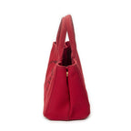 Prada Canapa Small Tote Bag Red Canvas — view 3