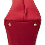 Prada Canapa Small Tote Bag Red Canvas — view 8