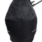 Prada Shopping Tote Bag Black Nylon Canvas — view 7