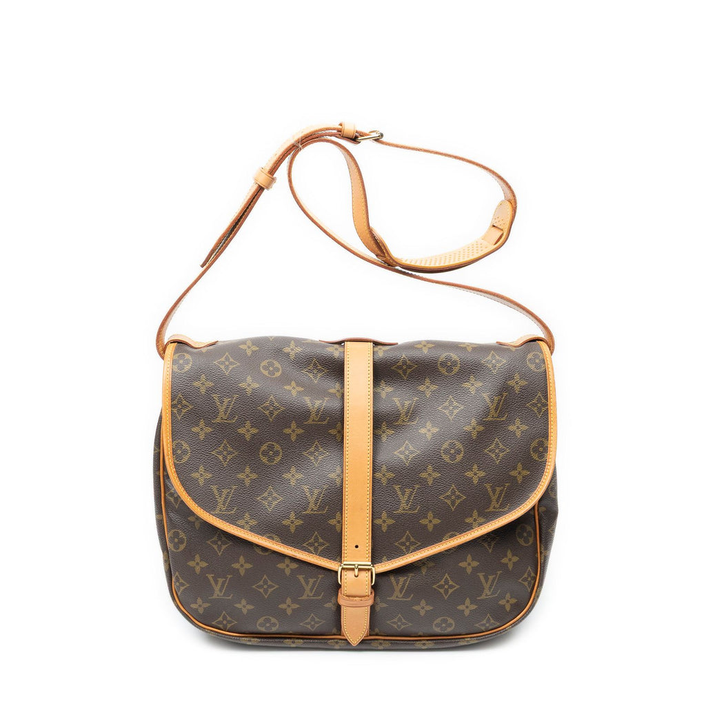Louis Vuitton Saumur Brown Monogram Canvas Crossbody