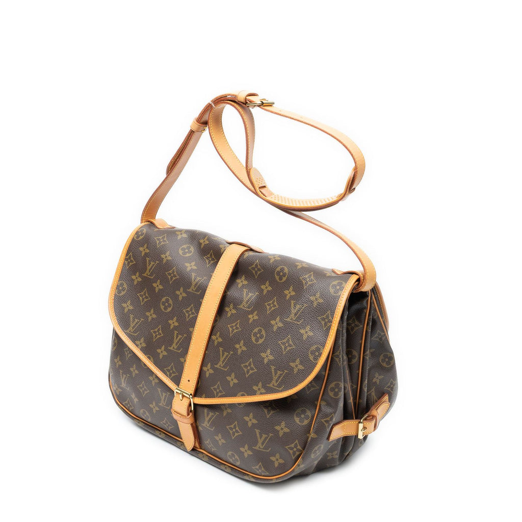 Louis Vuitton Saumur Brown Monogram Canvas Crossbody — view 2