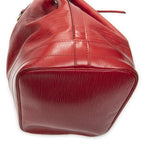 Louis Vuitton Noe Red Epi Bucket Bag — view 8