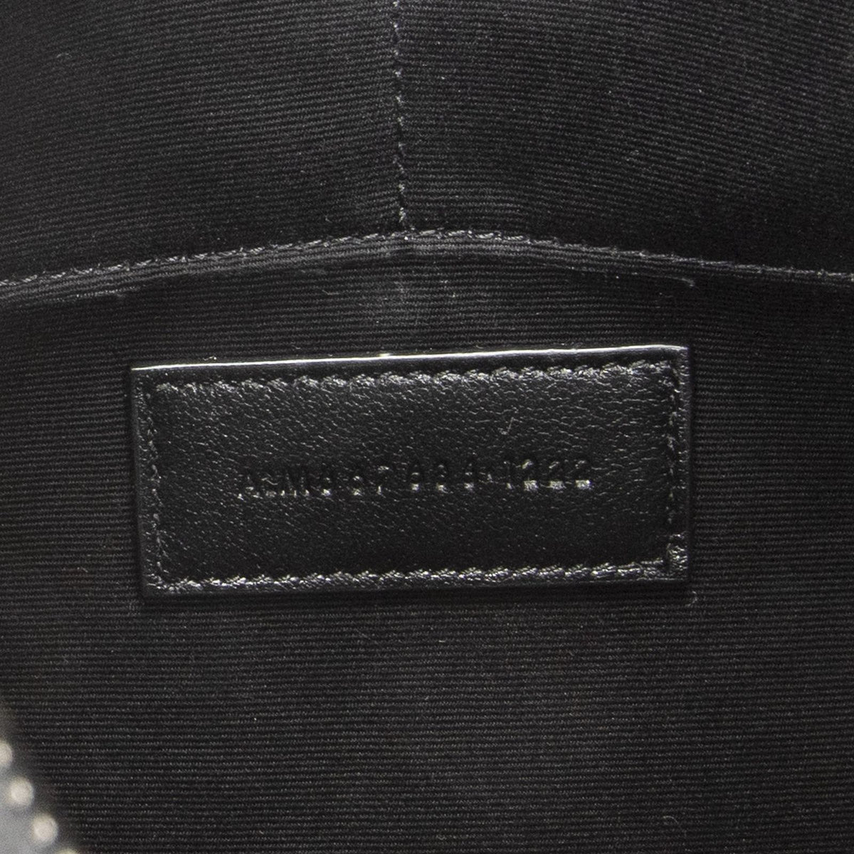 Saint Laurent Tablet Clutch Gray Croco Embossed Leather — view 6