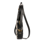 Celine Round Purse Crossbody Black Beige Triomphe Embroidery Canvas — view 4
