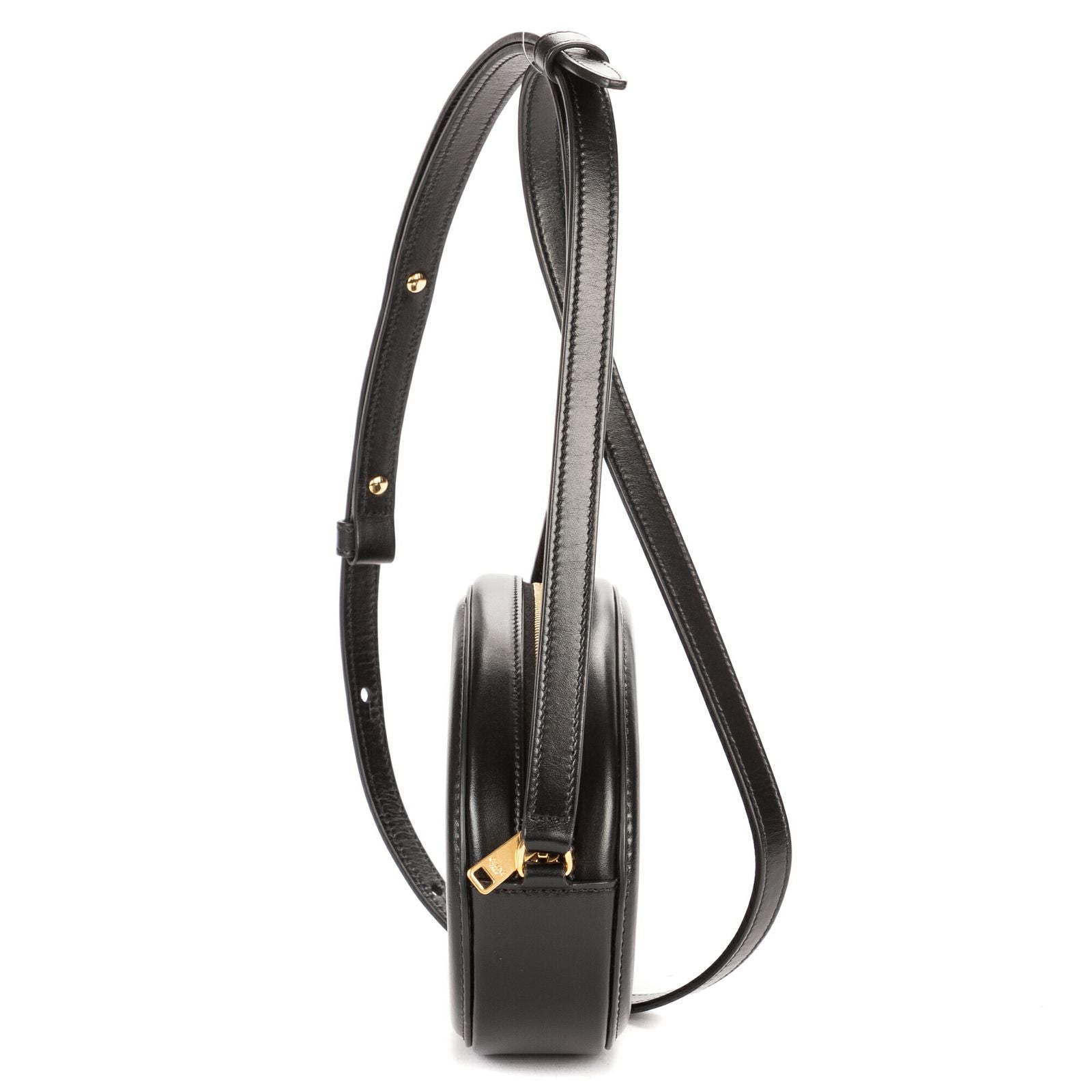 Celine Oval Crossbody Black Smooth Calfskin — view 4