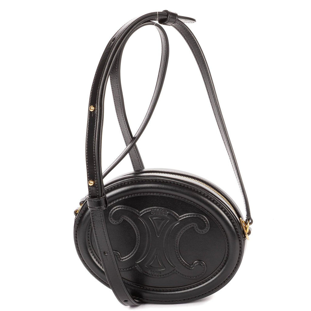 Celine Oval Crossbody Black Smooth Calfskin — view 5