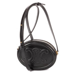 Celine Oval Crossbody Black Smooth Calfskin — view 5