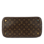 Louis Vuitton Lock It Vertical Brown Monogram Canvas Shoulder Bag — view 6