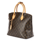 Louis Vuitton Lock It Vertical Brown Monogram Canvas Shoulder Bag — view 2