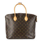 Louis Vuitton Lock It Vertical Brown Monogram Canvas Shoulder Bag — view 5