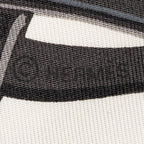Hermes Scarf Black Ivory Twill Silk — view 4