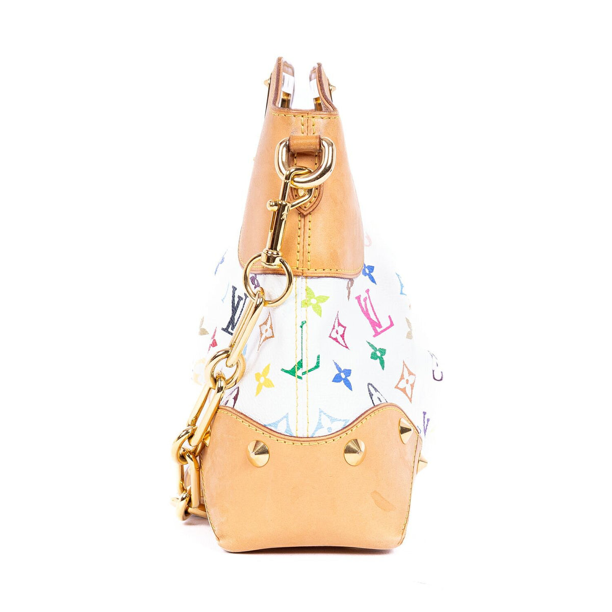 Louis Vuitton Judy White Multicolor Monogram Handbag — view 4