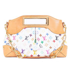Louis Vuitton Judy White Multicolor Monogram Handbag — view 5
