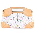 Louis Vuitton Judy White Multicolor Monogram Handbag