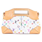 Louis Vuitton Judy White Multicolor Monogram Handbag