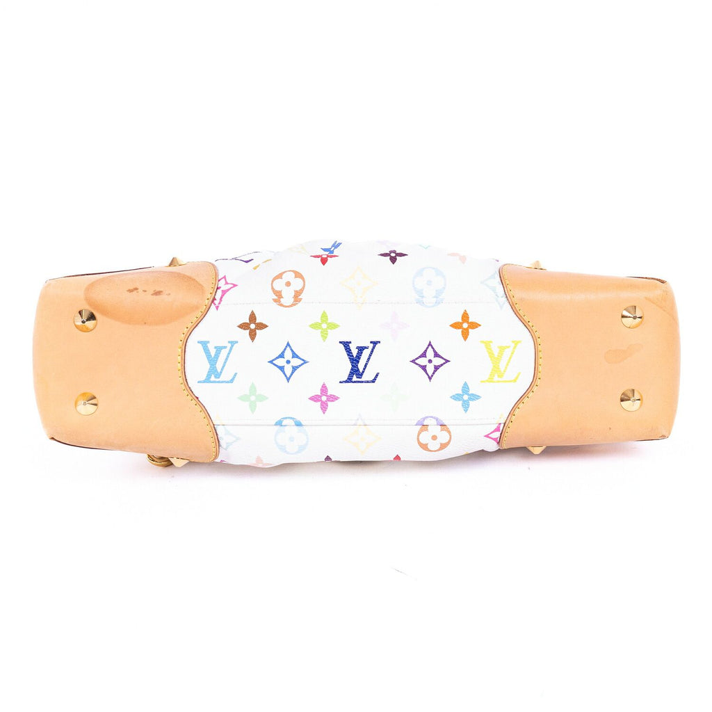 Louis Vuitton Judy White Multicolor Monogram Handbag — view 6
