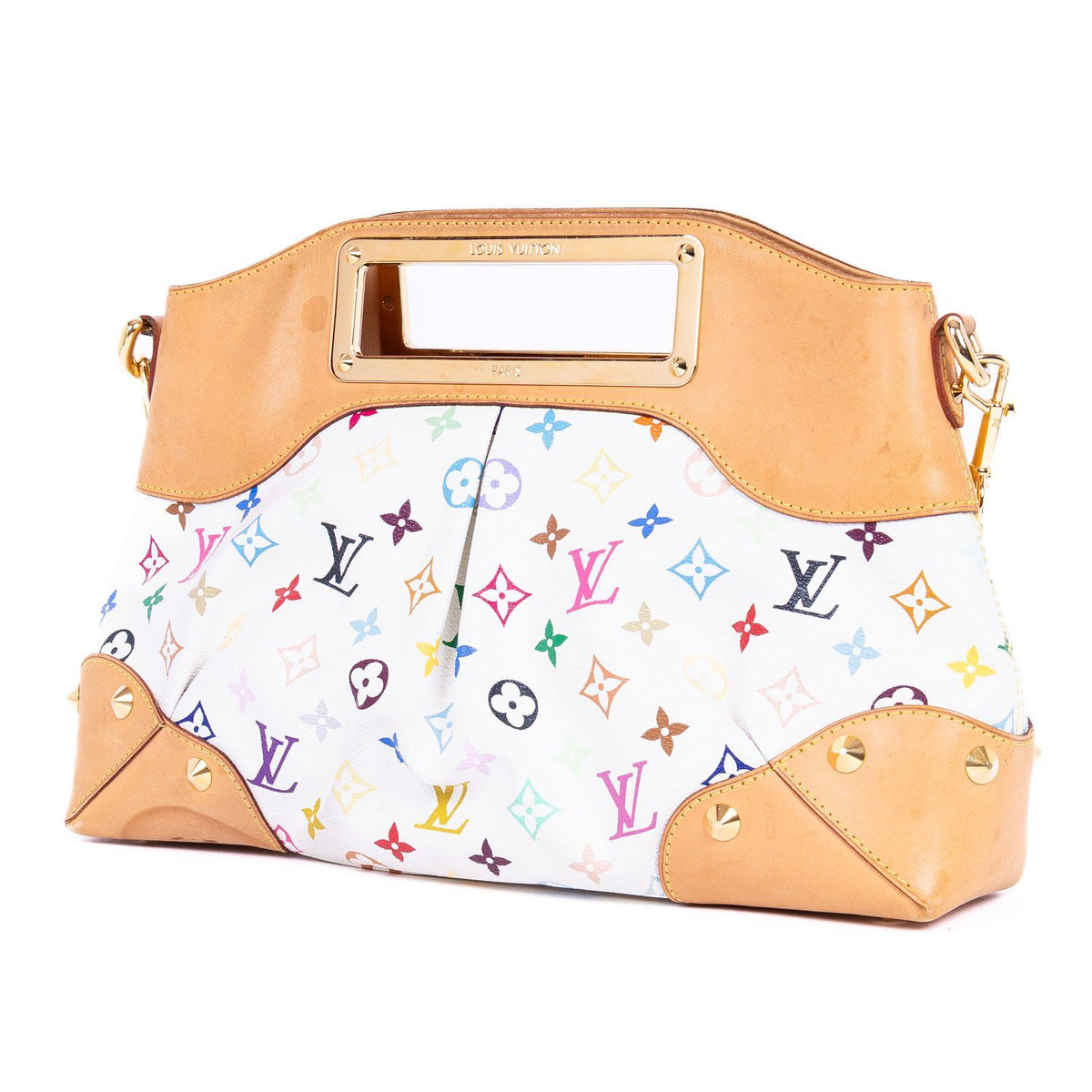 Louis Vuitton Judy White Multicolor Monogram Handbag — view 2