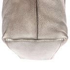 Prada GG Tote Bag Metallic Silver Grain Calfskin Leather — view 7
