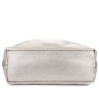 Prada GG Tote Bag Metallic Silver Grain Calfskin Leather — view 6
