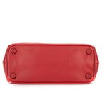 Prada Convertible Double Zip Tote Bag Red Stitched Smooth Calfskina — view 6