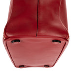 Prada Convertible Double Zip Tote Bag Red Stitched Smooth Calfskina — view 8