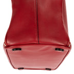Prada Convertible Double Zip Tote Bag Red Stitched Smooth Calfskina — view 7