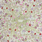 Hermes Scarf Green Lilac Pink Silk — view 3