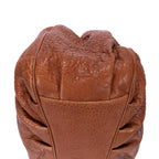 Fendi Small Hobo Tan Textured Leather — view 8