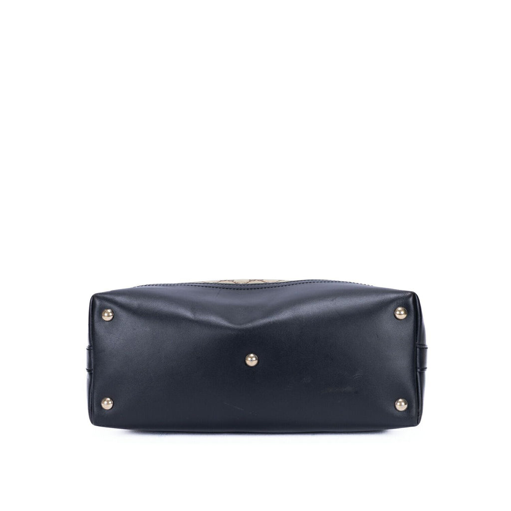 Gucci Zip Hobo Beige Black GG Canvas — view 6