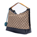 Gucci Zip Hobo Beige Black GG Canvas — view 2