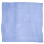 Hermes Scarf Blue 100% Jacquard Silk — view 2