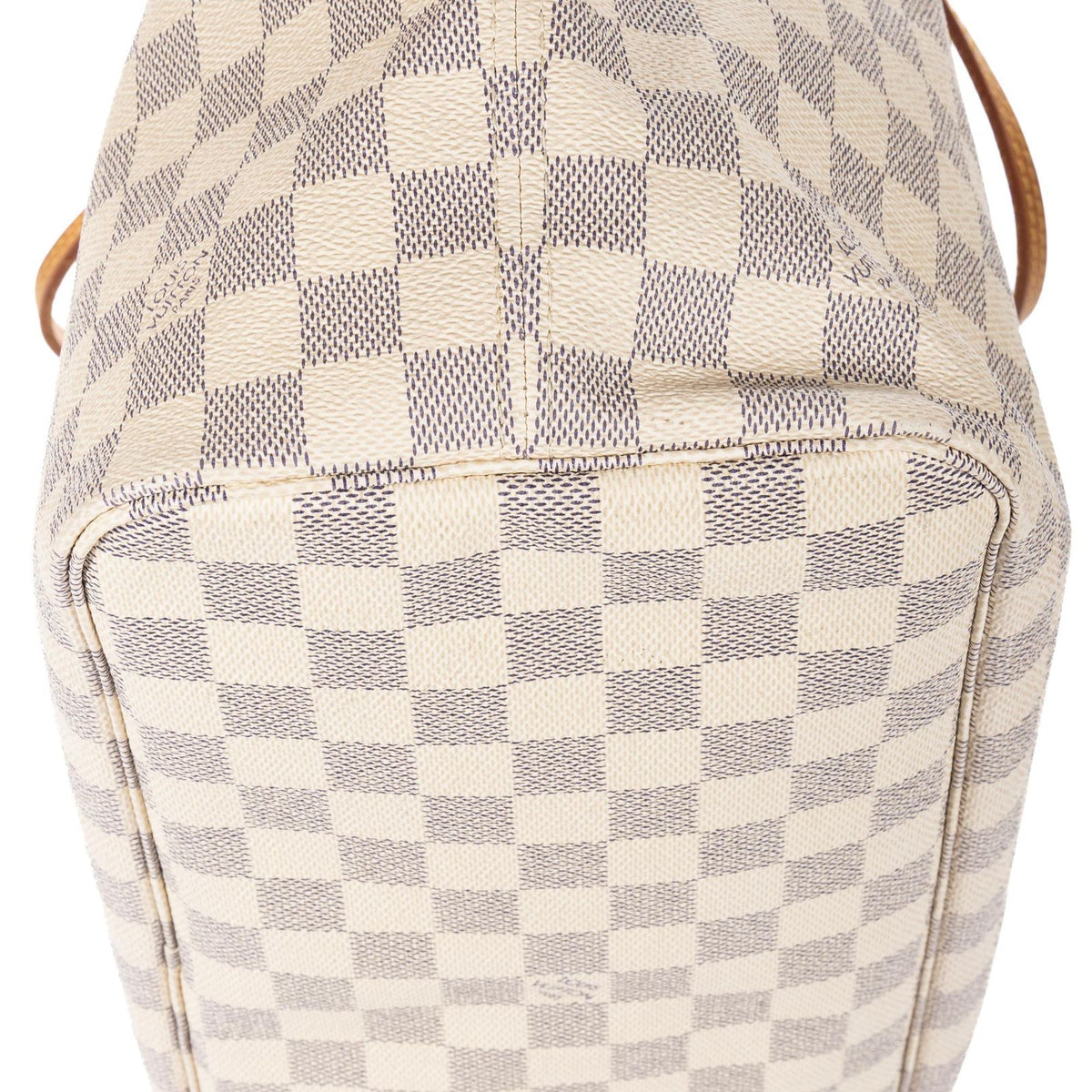 Louis Vuitton Neverfull Ivory Damier Azur — view 7