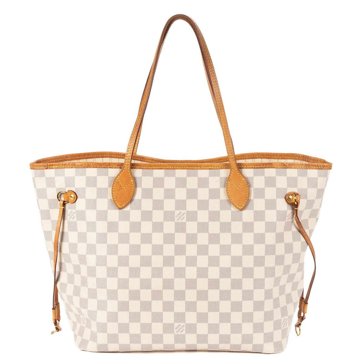 Louis Vuitton Neverfull Ivory Damier Azur — view 5
