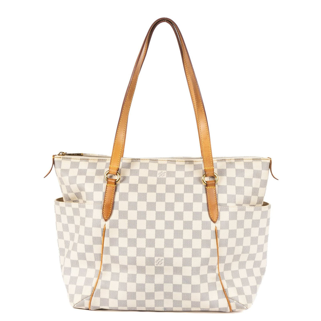 Louis Vuitton Totally Ivory Damier Azur Tote Bag — view 5