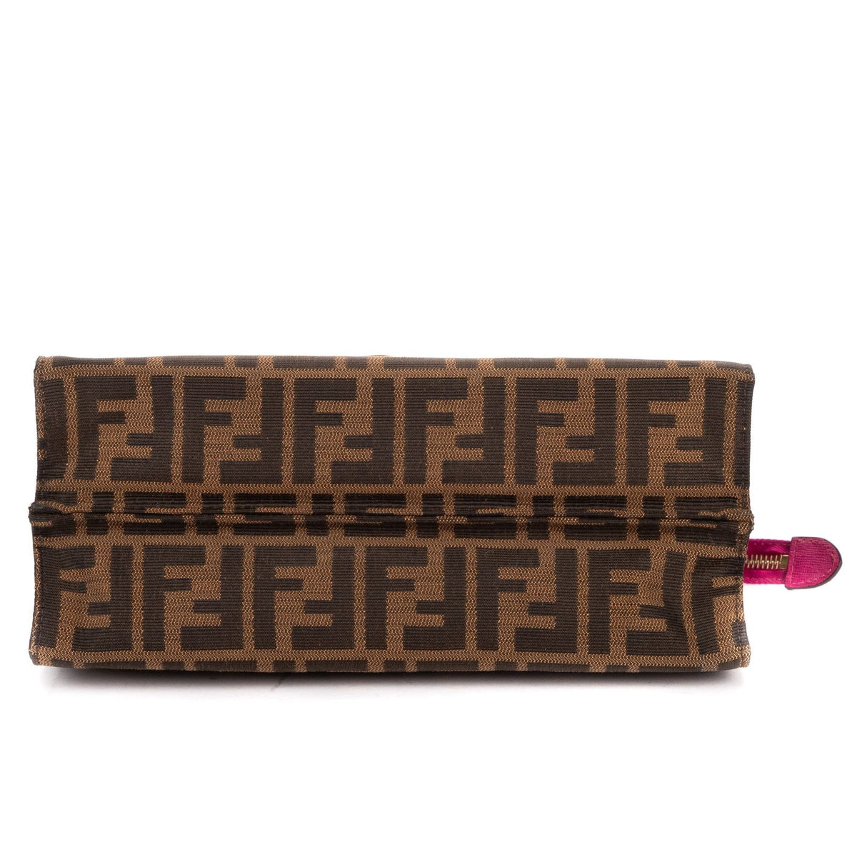 Fendi Demi Jour Crossbody Dark Brown Calfskin with Zucca Canvasa — view 6