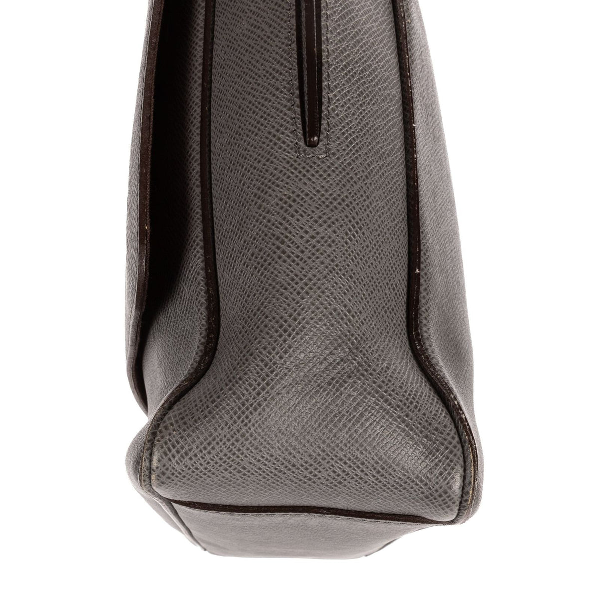 Louis Vuitton Roman Messenger Bag Gray Taiga Leather — view 7