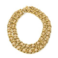 Chanel CC Leather Chain Belt Beige Gold Plated