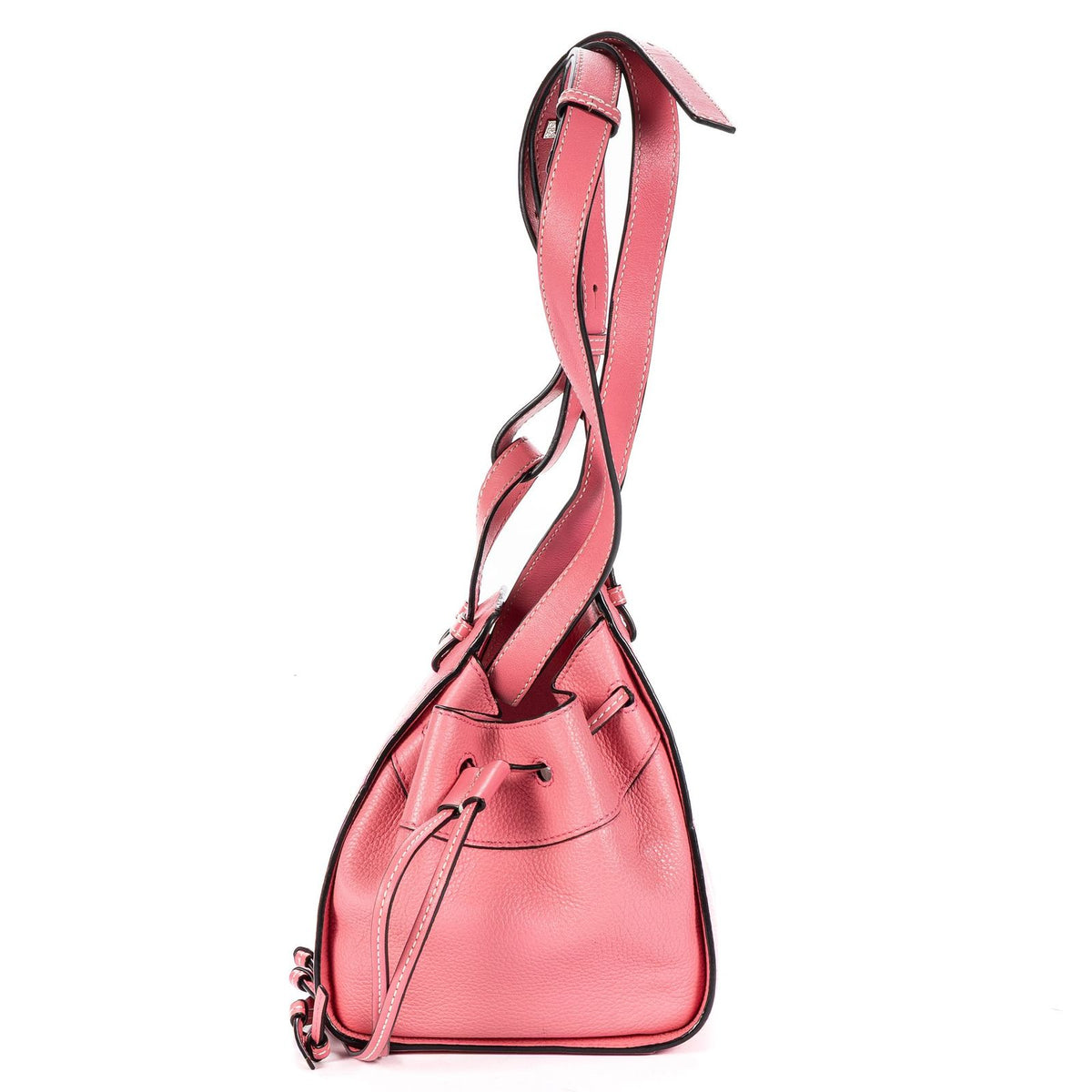 Loewe Mini Hammock Bag Pink Grain Calfskin Leather — view 3
