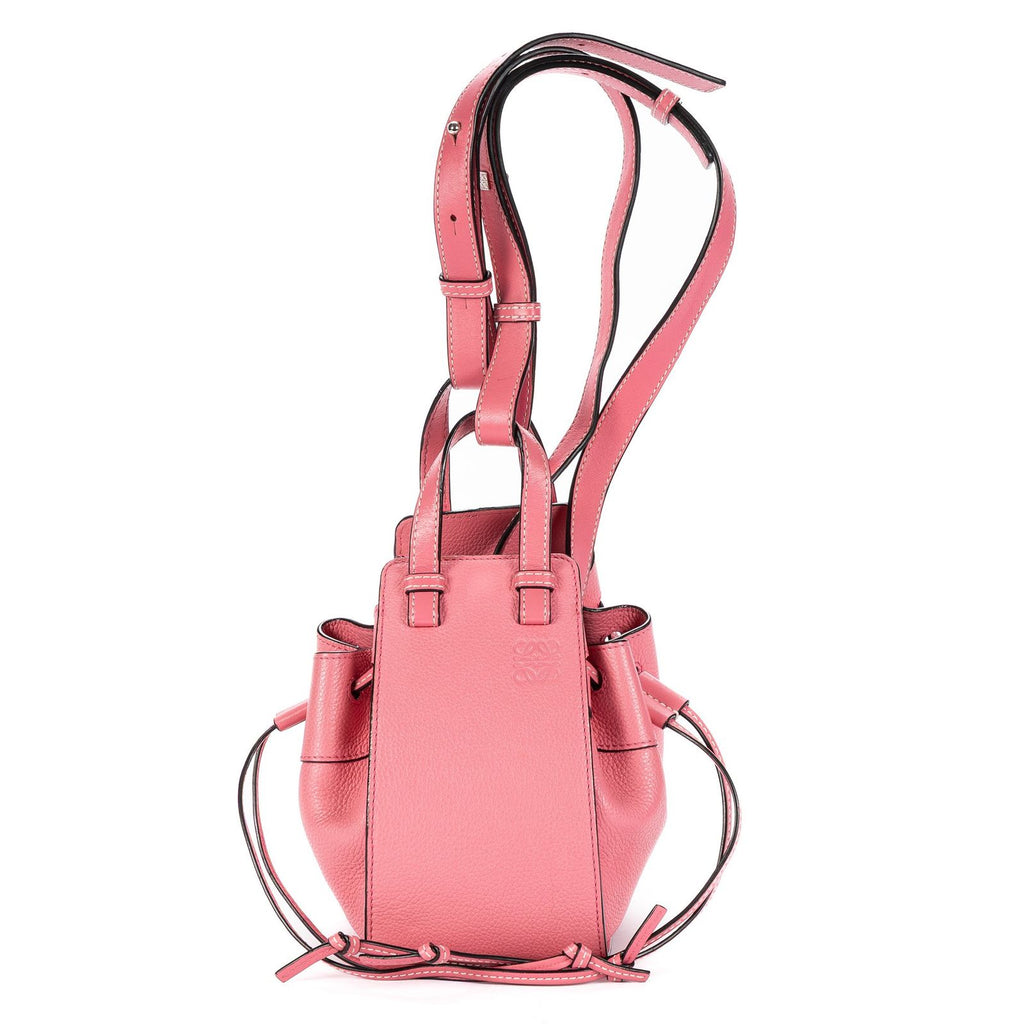 Loewe Mini Hammock Bag Pink Grain Calfskin Leather