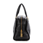Loewe Amazona Black Grain Calfskin Leather Handbag — view 4