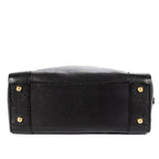 Loewe Amazona Black Grain Calfskin Leather Handbag — view 6
