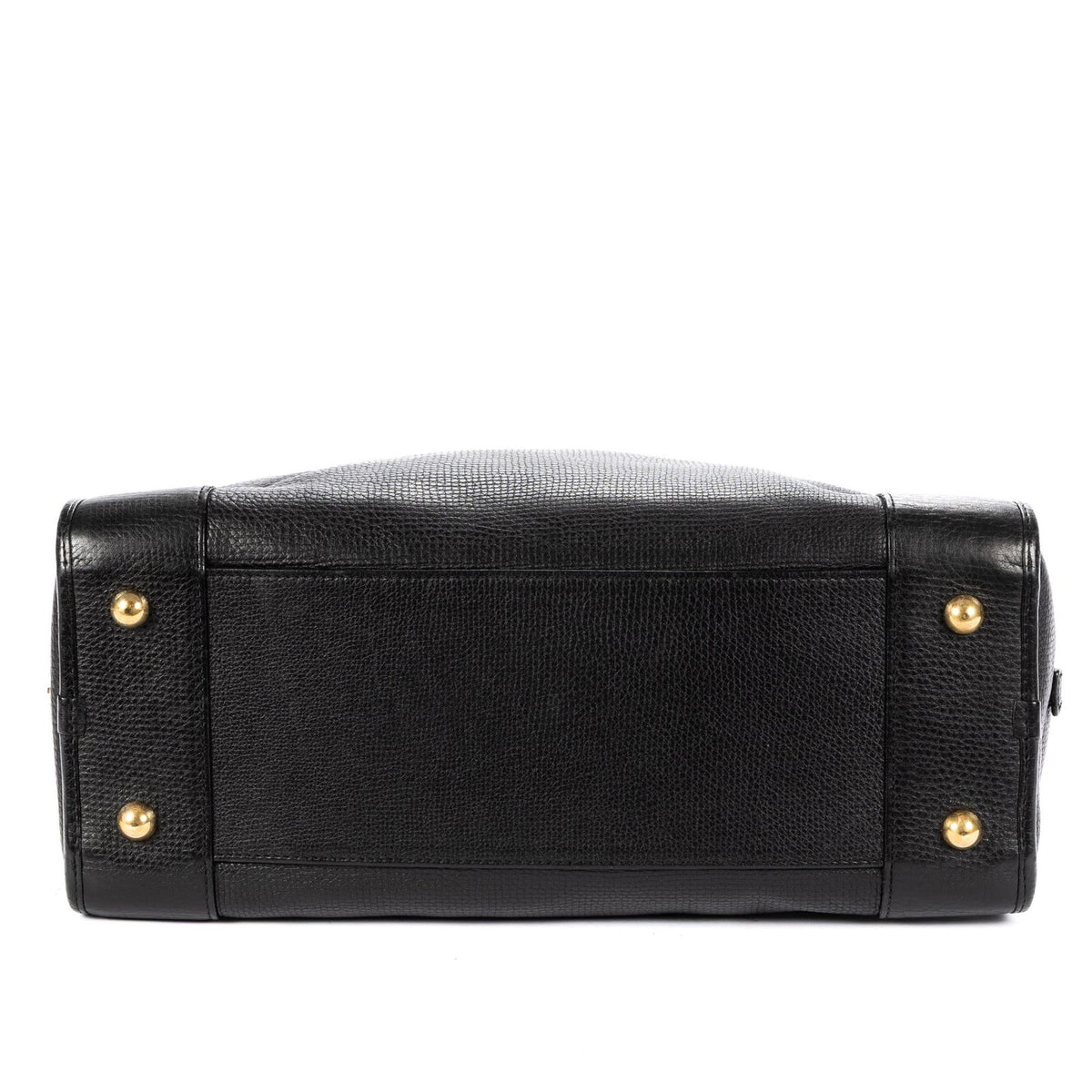 Loewe Amazona Black Grain Calfskin Leather Handbag — view 6