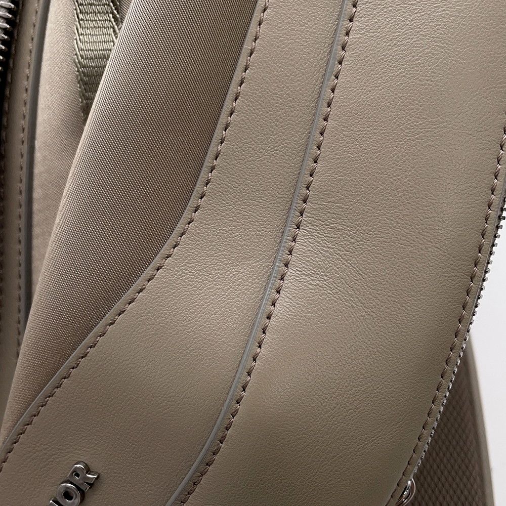 Dior Belt Bag Scarabella Leather Nylon — view 7