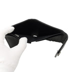 Chanel Trifold Wallet Boy CC Logo Quilted Caviar Leather Black — view 5